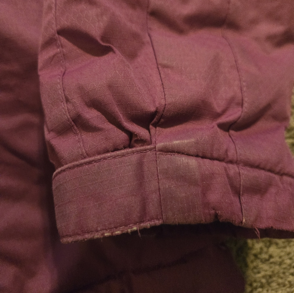 Gerry purple winter jacket w/ detachable snapped hood Womens XL - Picture 8 of 11
